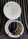 Jupiter Sousaphone JSP1000 Fiberglas mit Hardschalenkoffer, perfekt für Guggemuusig