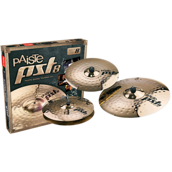 Paiste Cymbalset pst 8 Universal, Ride, Crash und Hi-Hat - originalverpackt