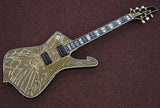Ibanez Electric Guitar PS4CM Paul Stanley Gold Cracked Mirror inklusive Originalkoffer