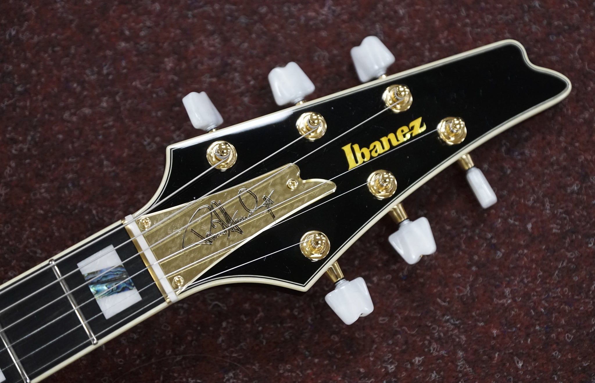 Ibanez Electric Guitar PS4CM Paul Stanley Gold Cracked Mirror