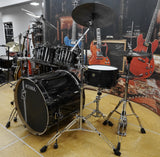 Tama Drumset Superstar Hyperdrive Maple Series in Brushed Charcol Black inkl. Cymbals