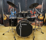Tama Drumset Superstar Hyperdrive Maple Series in Brushed Charcol Black inkl. Cymbals