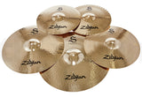 Zildjian S-Serie Cymbalset (Beckensatz) S390, B12 Bronzelegierung