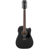 Ibanez Acoustic Guitar 12-String AW8412CE-WB Weathered Black